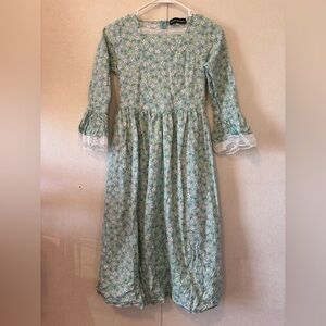 Scarlet Darkness | Pioneer colonial Dress | 11-14 yrs